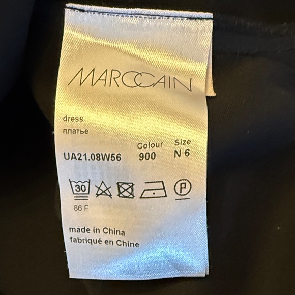 Marc Cain Classic Black Long Sleeve Dress - Picture 3 of 5